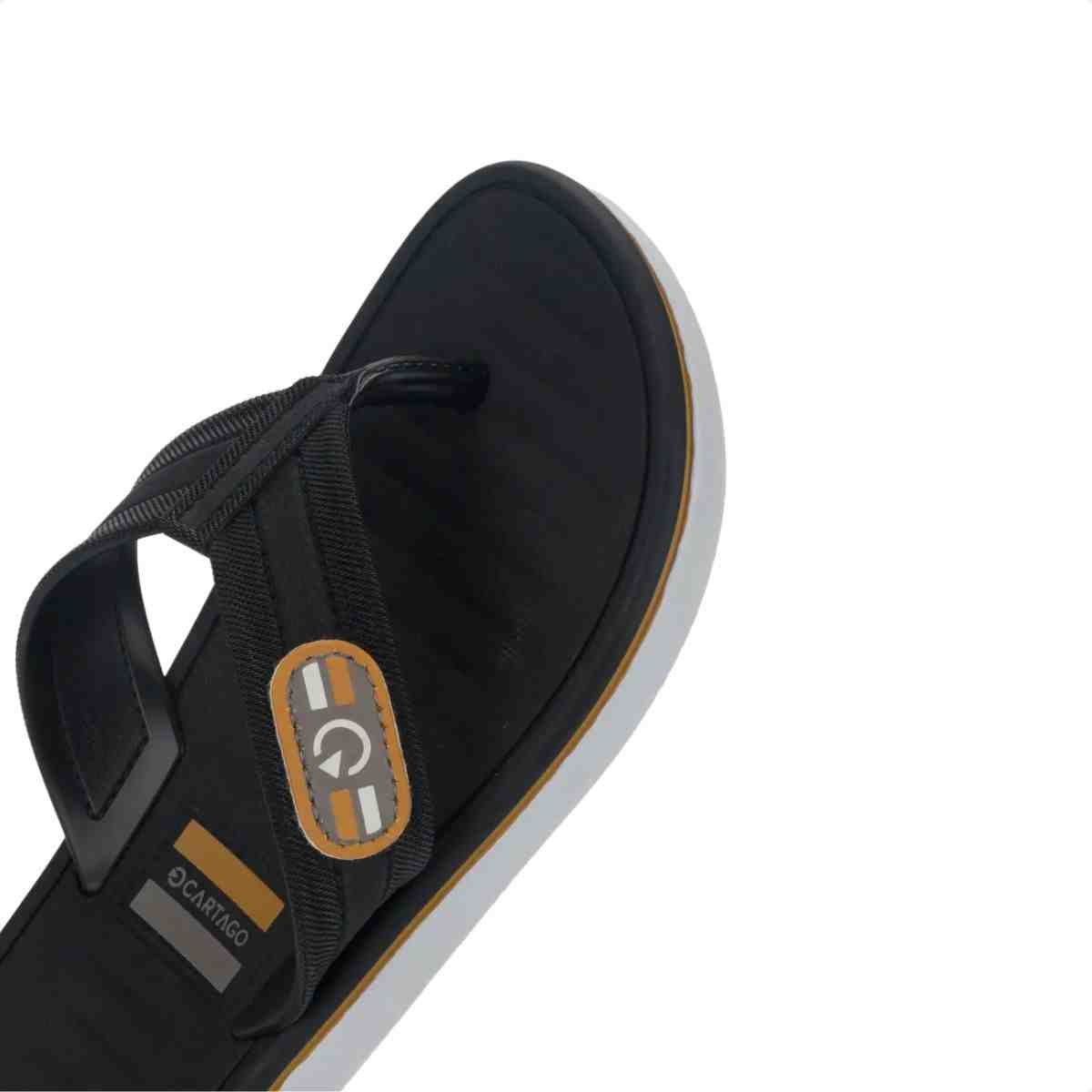 Chinelo Dedo Infantil Cartago Paris Ii Branco E Preto Preto 5