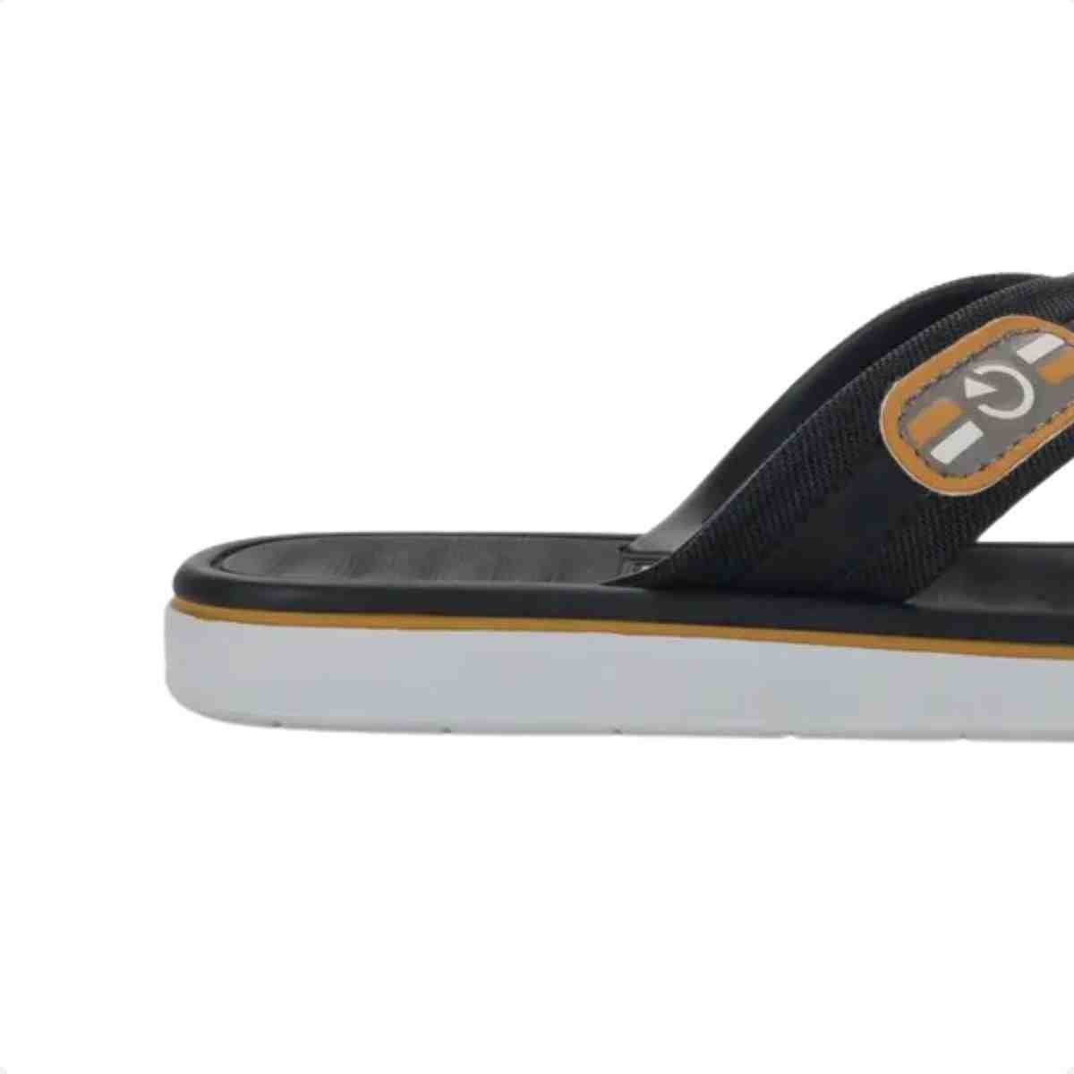 Chinelo Dedo Infantil Cartago Paris Ii Branco E Preto Preto 7