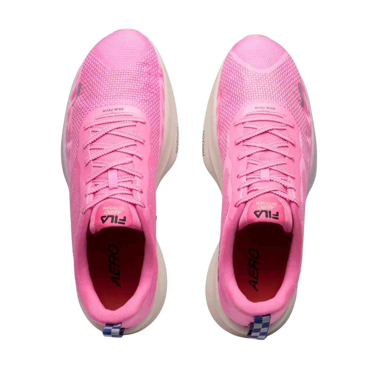 Tênis Corrida Feminino Fila Aero Skyfoam Rosa Rosa 3