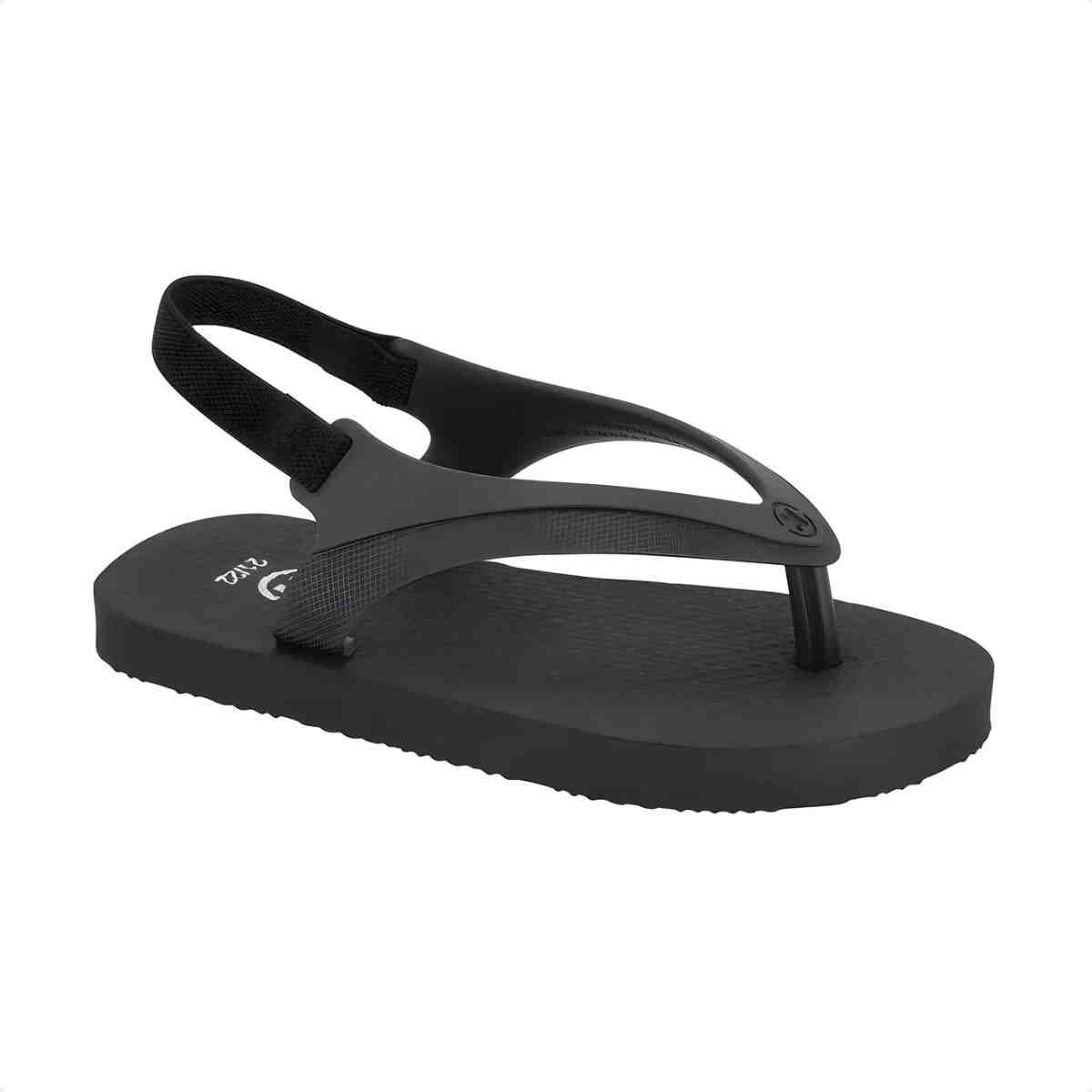 Chinelo Bebe Dedo Molekinho Preto Preto 2