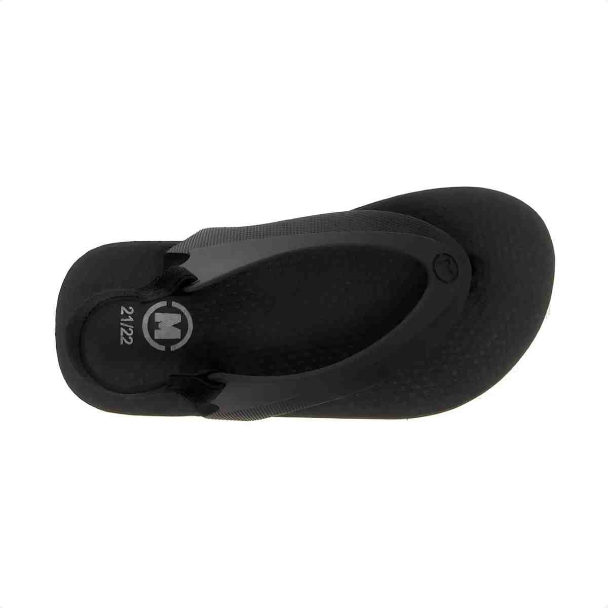 Chinelo Bebe Dedo Molekinho Preto Preto 3