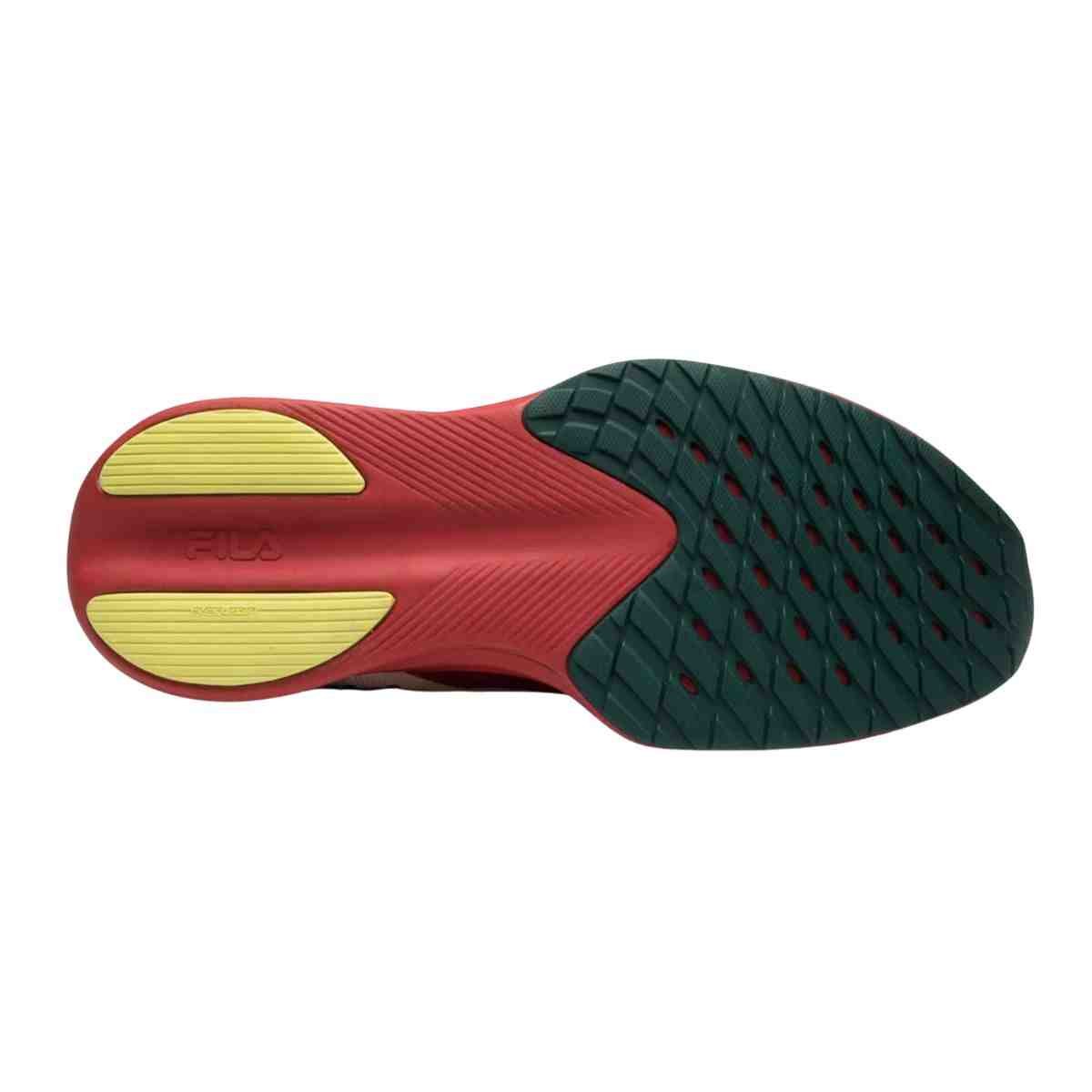 Tênis Corrida Feminino Fila Aero Skyfoam Bege E Vermelho Bege/Vermelho 4