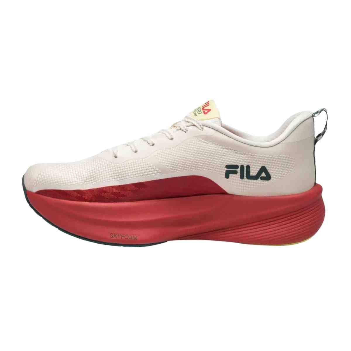 Tênis Corrida Feminino Fila Aero Skyfoam Bege E Vermelho Bege/Vermelho 5