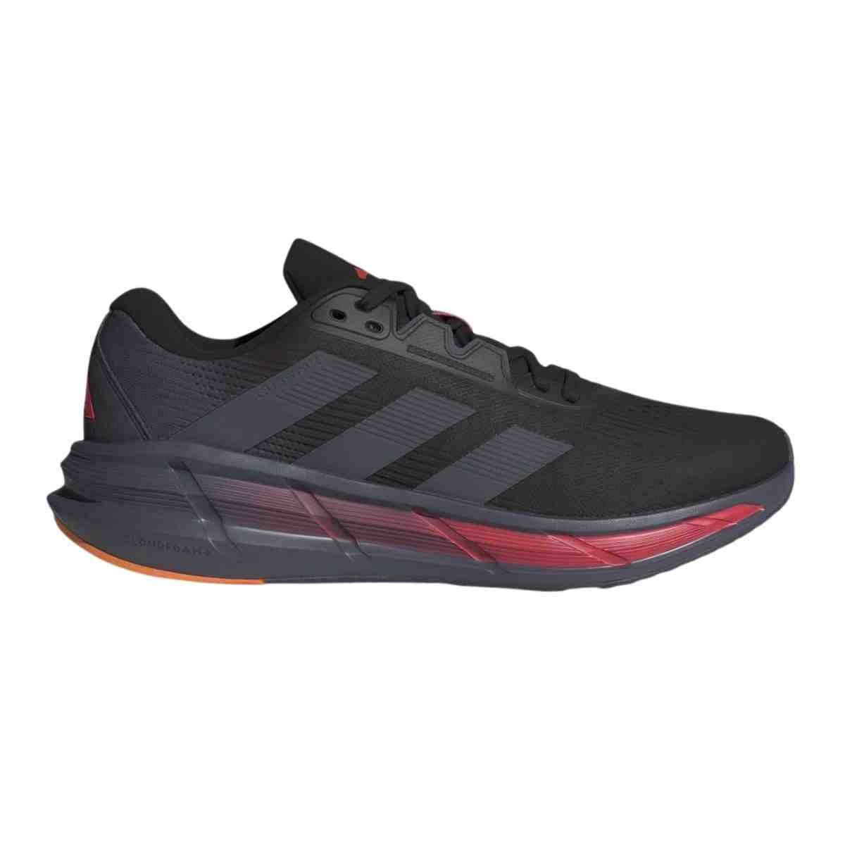 Tênis Corrida Masculino Adidas Questar 3 Preto E Vermelho