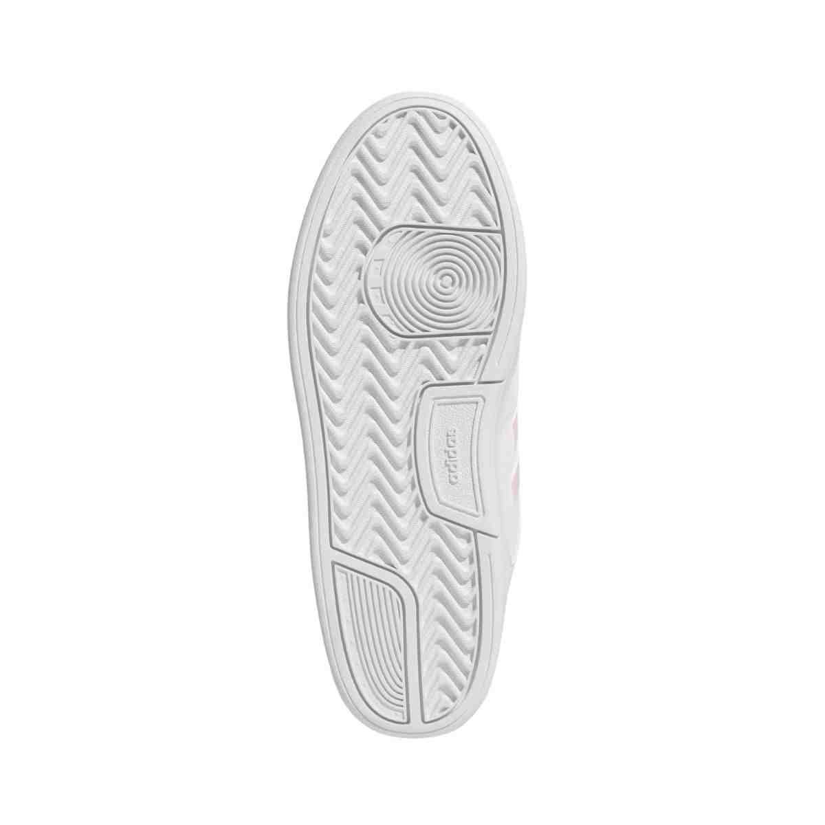 Tênis Casual Feminino Adidas Break Start Bold Branco E Rosa Branco 4