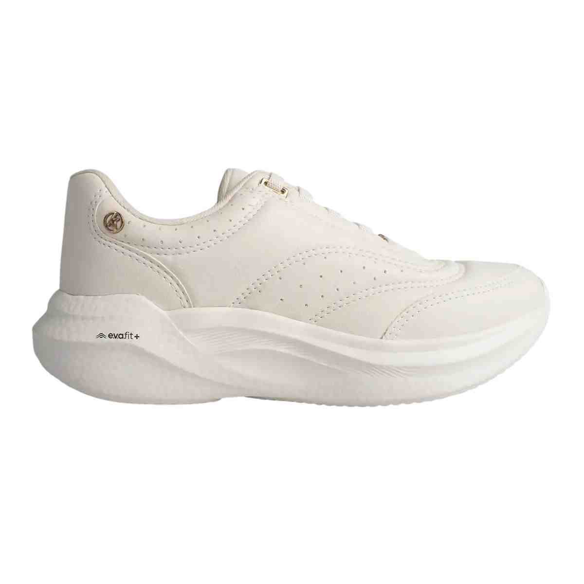 Tênis Esportivo Feminino Kolosh Creme