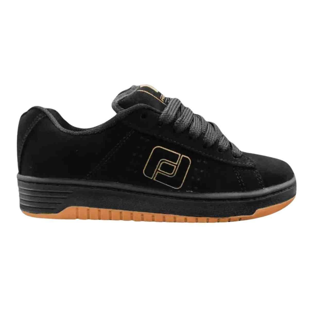 Tênis Street Masculino Freeday Jab Preto E Amarelo