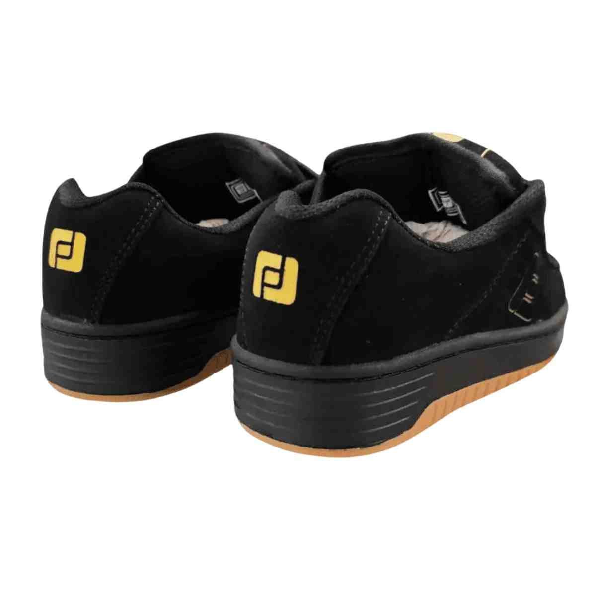 Tênis Street Masculino Freeday Jab Preto E Amarelo Preto 6