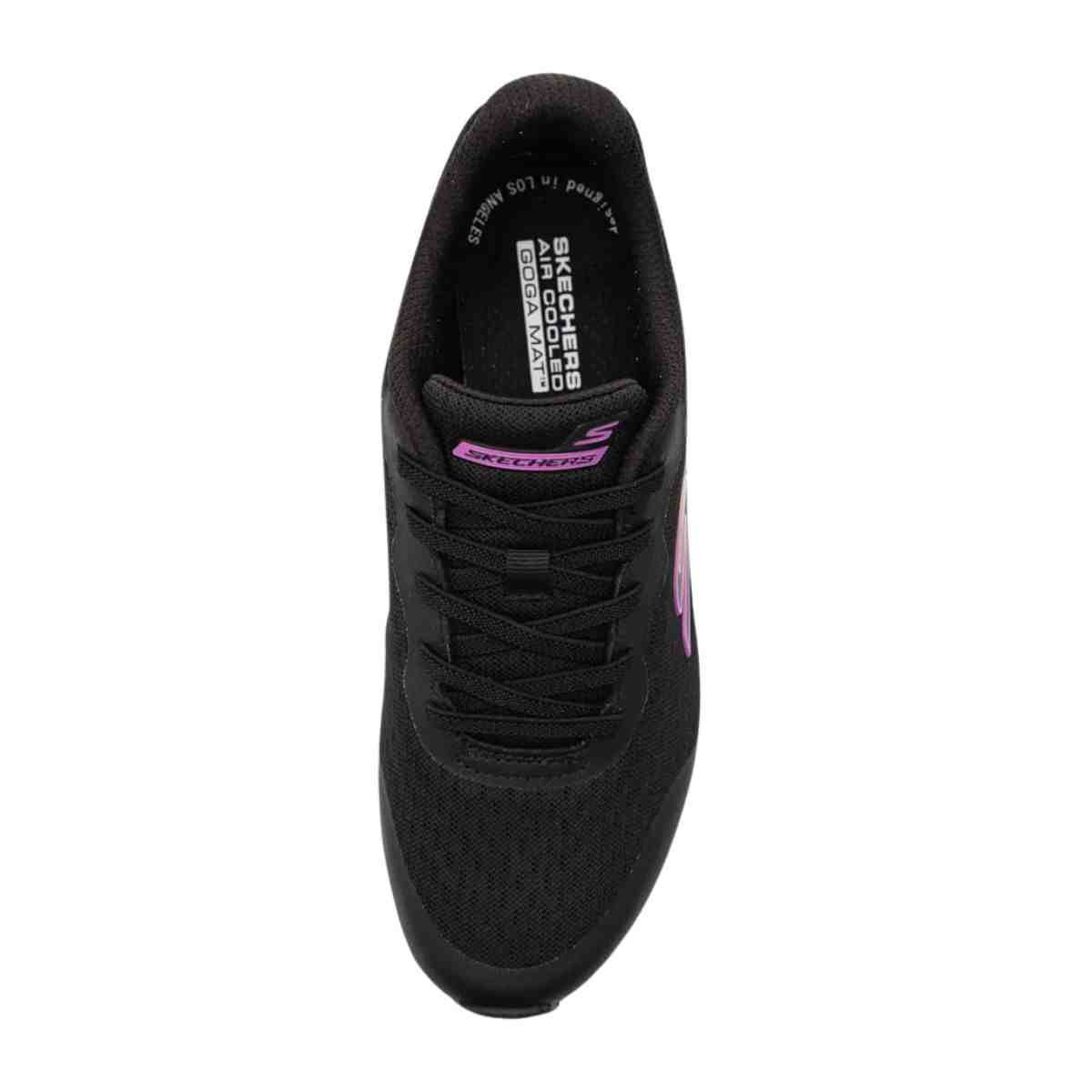Tênis Corrida Feminino Skechers Glide-Step Vortex Preto Preto 3