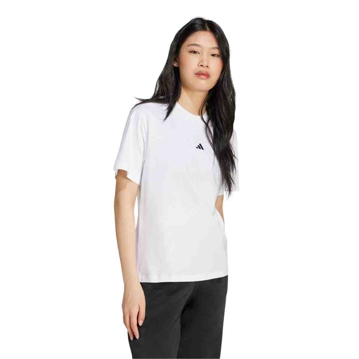 Camiseta Feminina Adidas Lisa Essentials Branca Branco 2