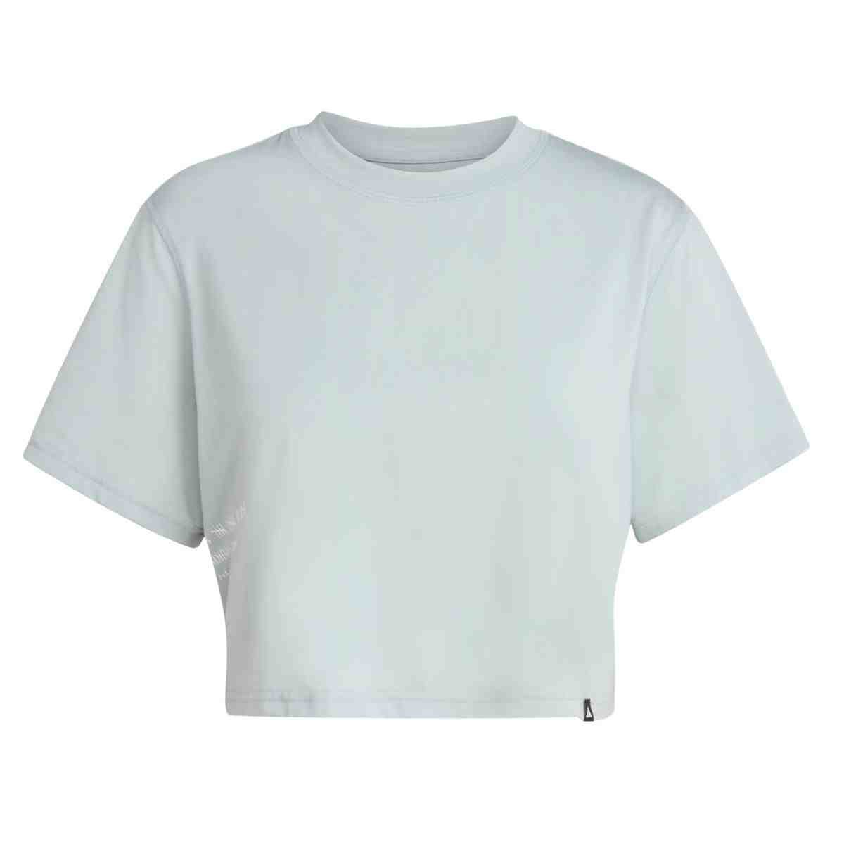 Camiseta Feminina Adidas Estampada Treino Climacool Power Verde Cinza 5