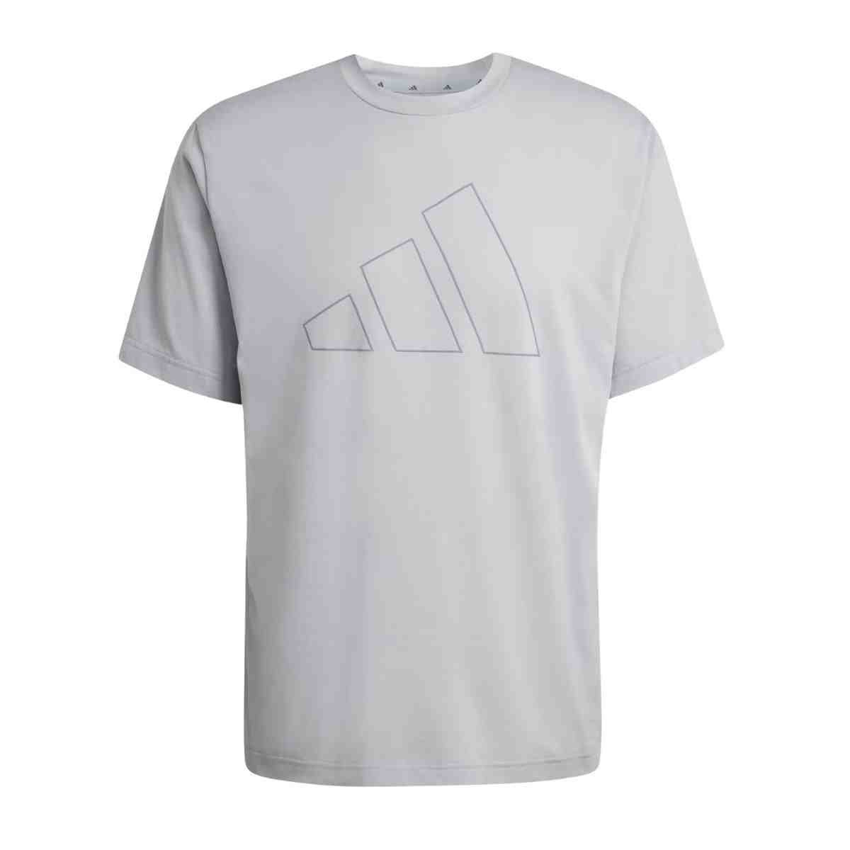 Camiseta Masculina Adidas Logo Feelready Workout Essentials Cinza Cinza 5