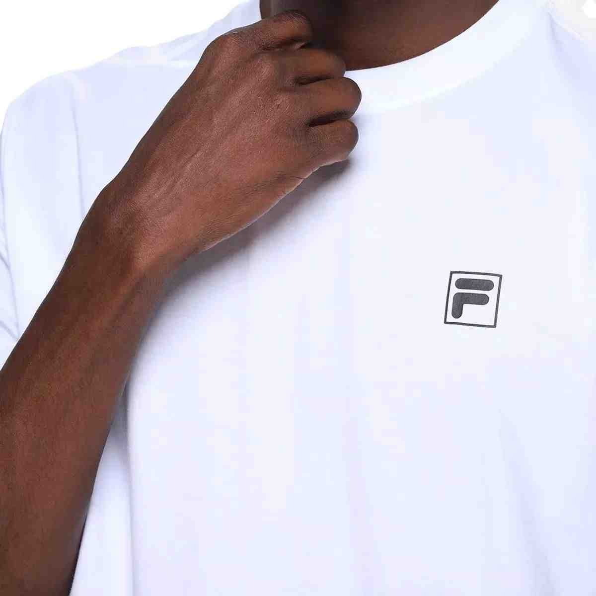 Camiseta Masc Mc Fila Comfort Classic F11l01641-100 Branco 3
