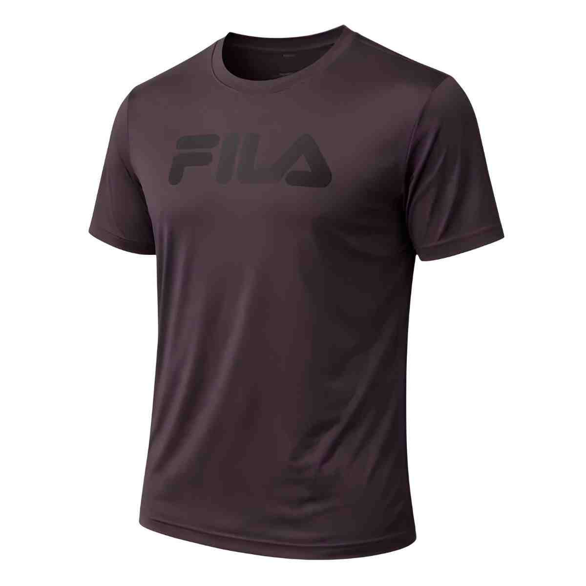 Camiseta Masculina Fila Basic Sports Graphic Marrom Marrom 2