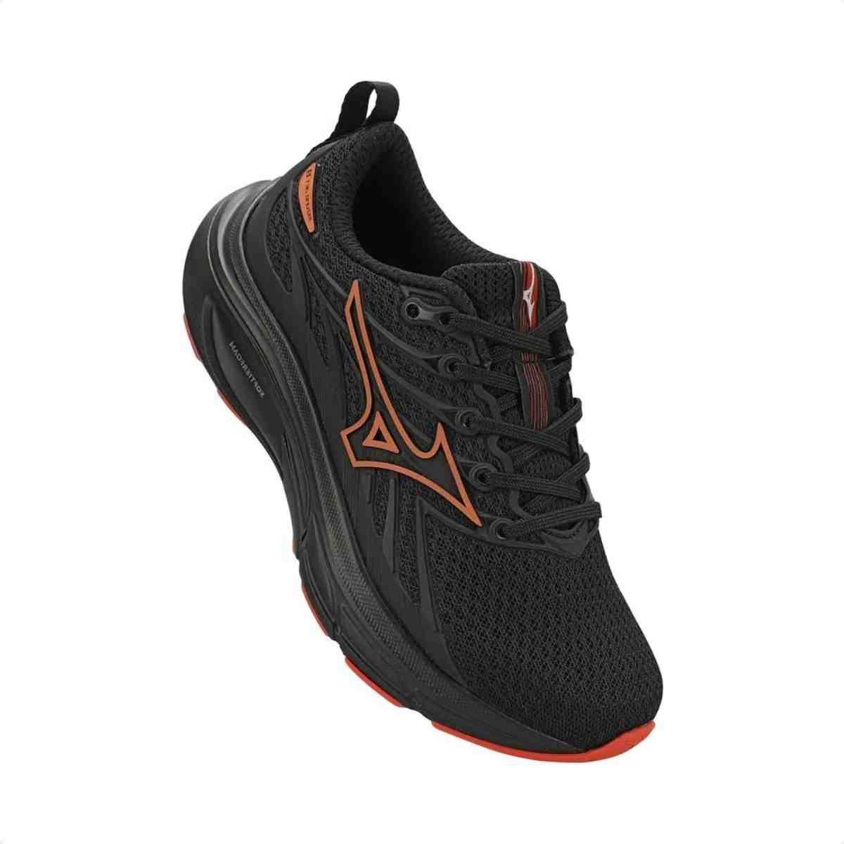 Tenis De Corrida Infantil Mizuno Jet 8 Preto Preto 2