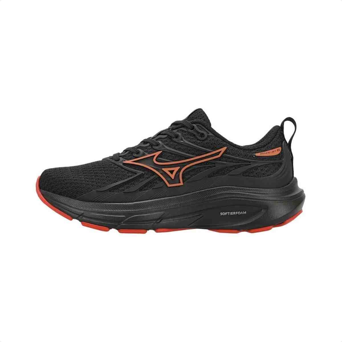 Tenis De Corrida Infantil Mizuno Jet 8 Preto Preto 5