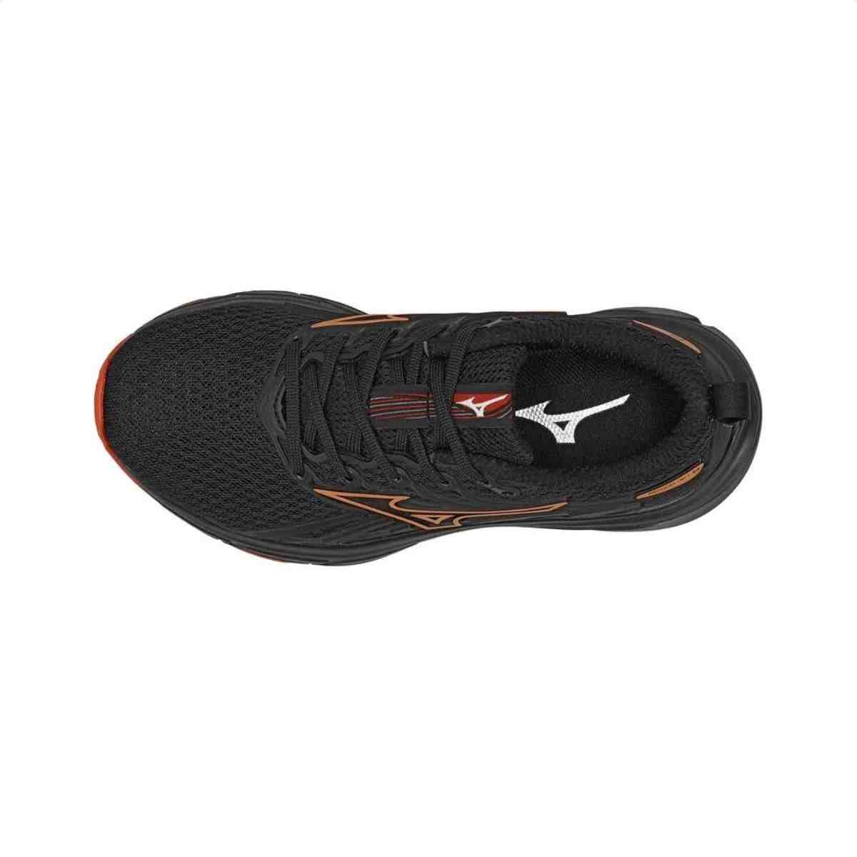 Tenis De Corrida Infantil Mizuno Jet 8 Preto Preto 6