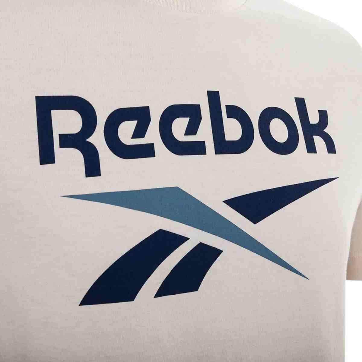 Camiseta Masculina Reebok Oportunity Logo Bege Bege 3