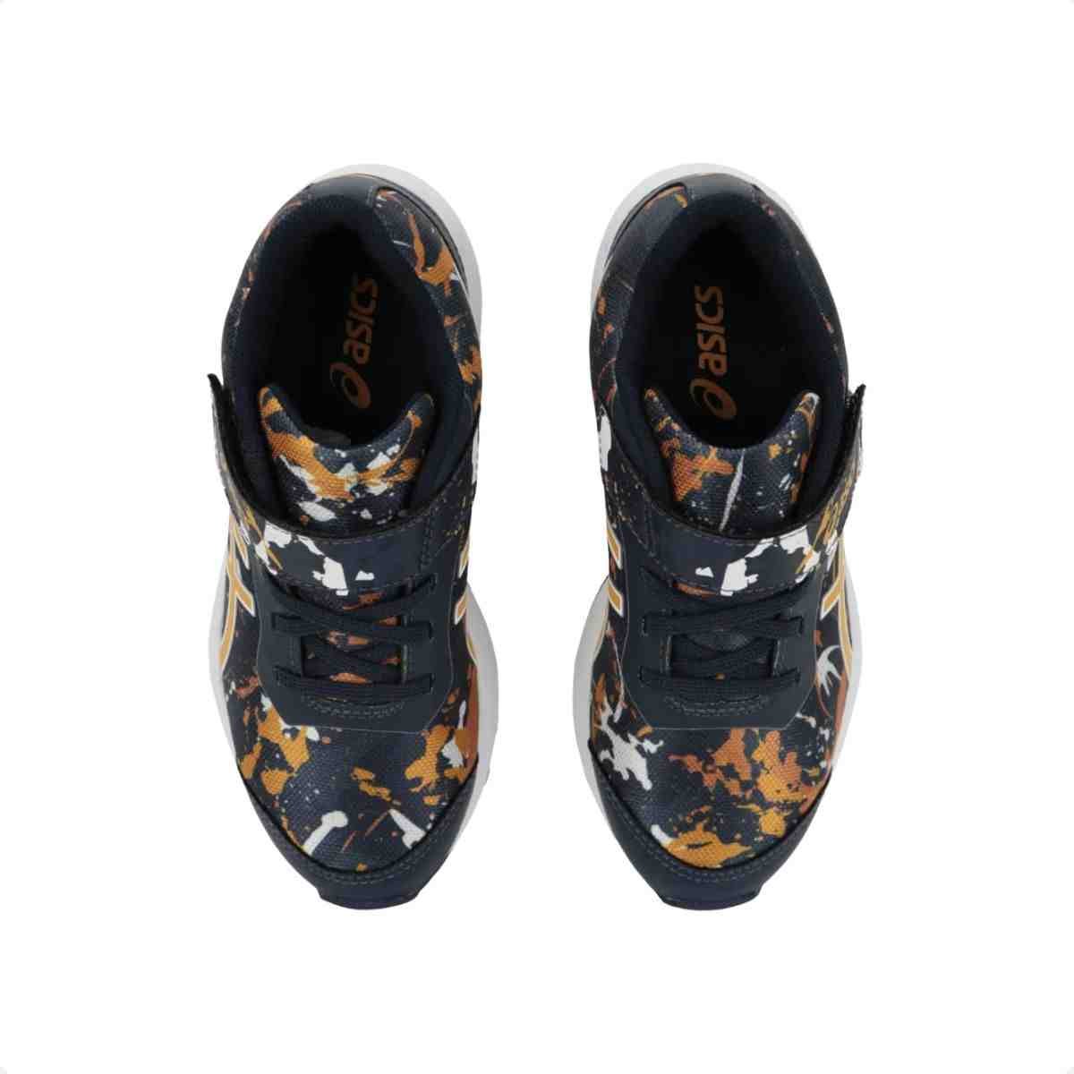 Tenis De Corrida Infantil Asics Fantasy 4 Azul E Amarelo Azul Marinho 7