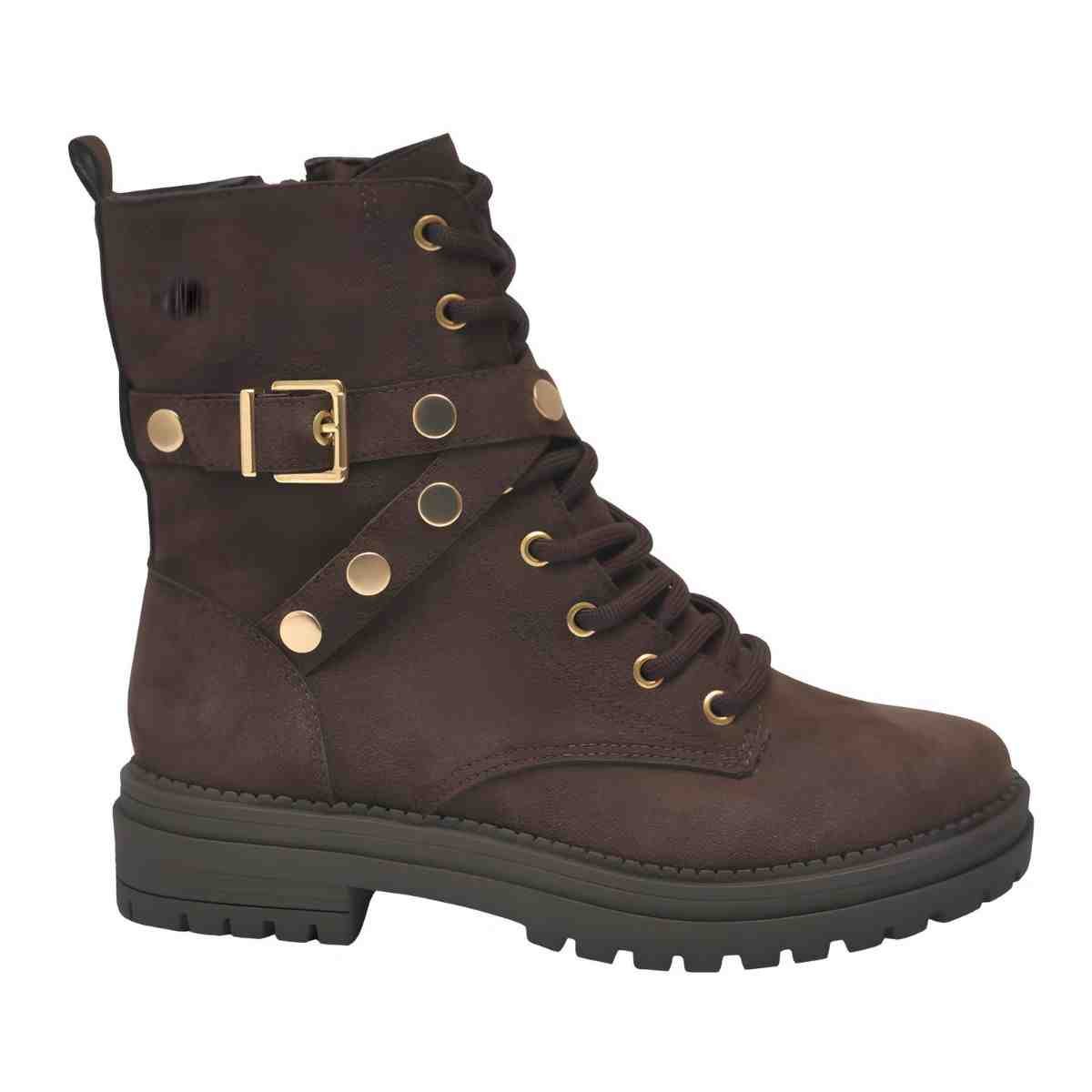 Bota Feminina Coturno Via Marte Marrom