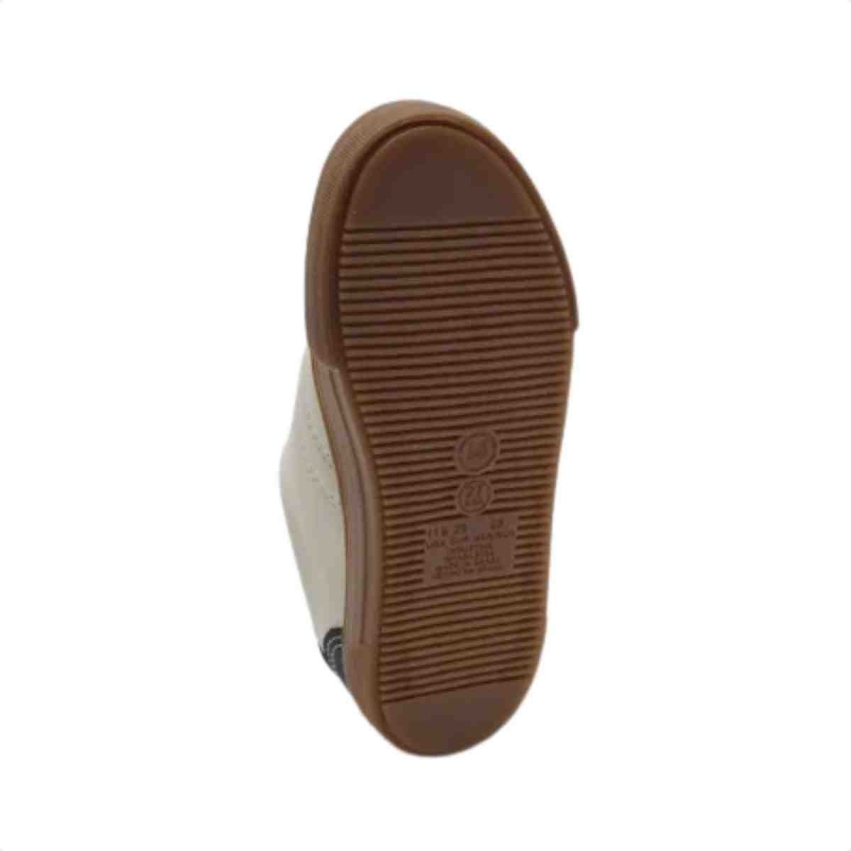 Tenis Casual Infantil Molekinho Bege Bege/Azul Marinho 5