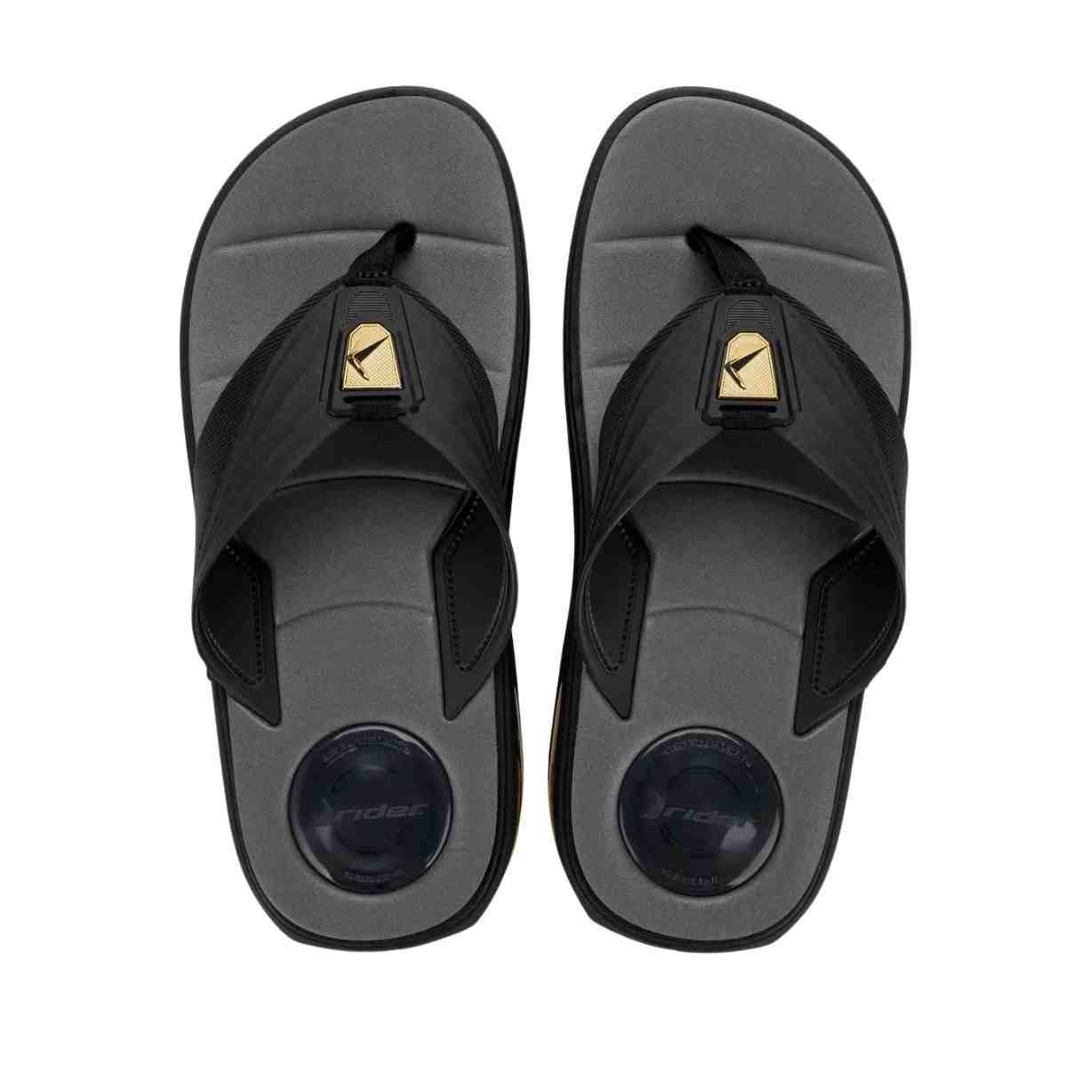 Chinelo Masculino Dedo Rider R Bold 2 Preto Preto 2