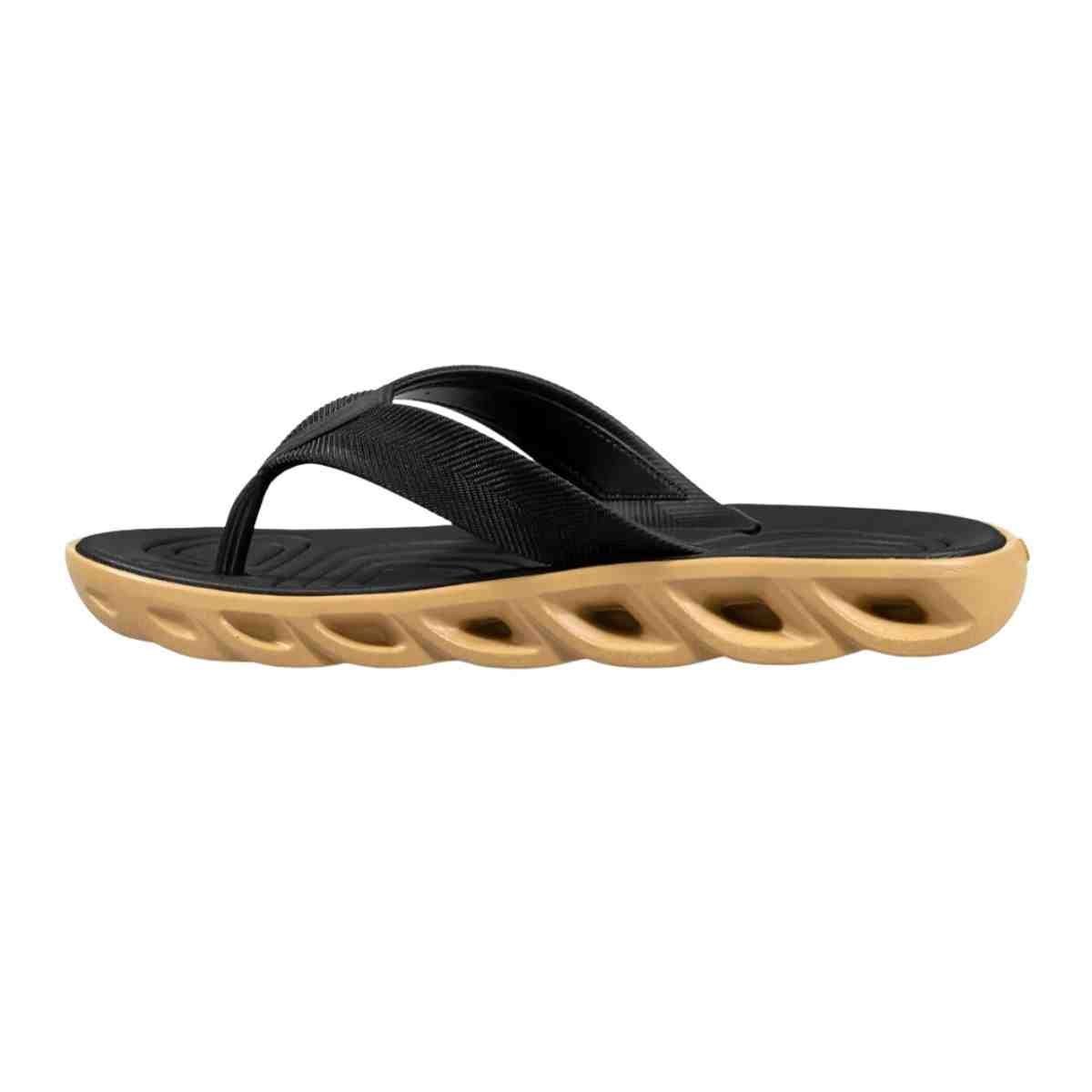 Chinelo Masculino Dedo Rider R Power Low Preto E Bege Bege/Preto 7