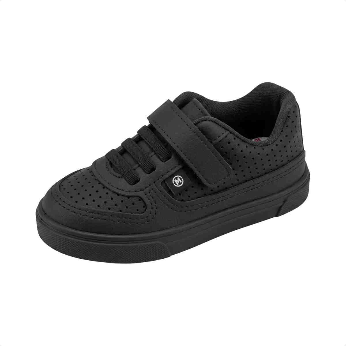 Tenis Casual Infantil Molekinho Preto Preto 3
