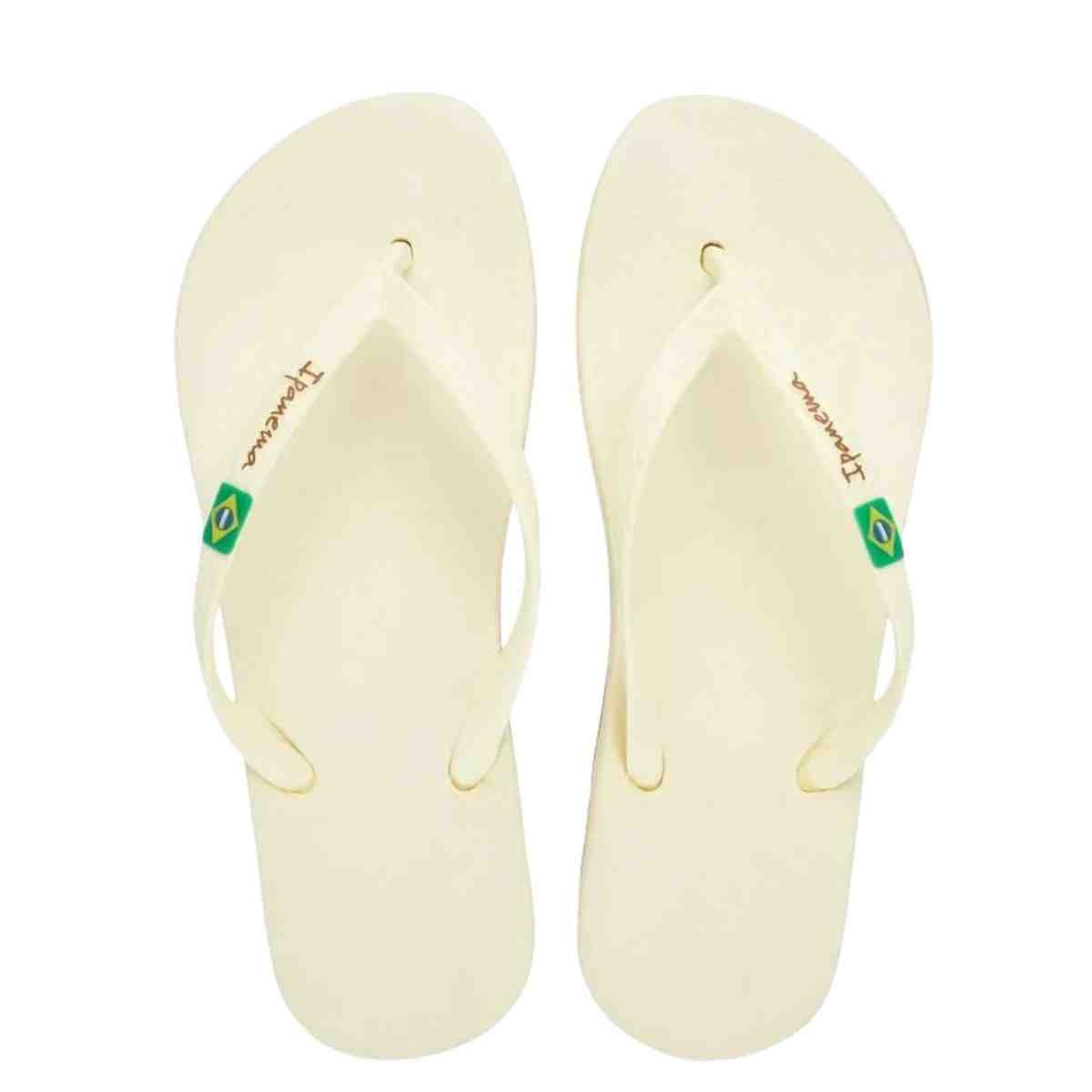 Chinelo Feminino Dedo Ipanema Anatomica Brasil Bege Bege 3