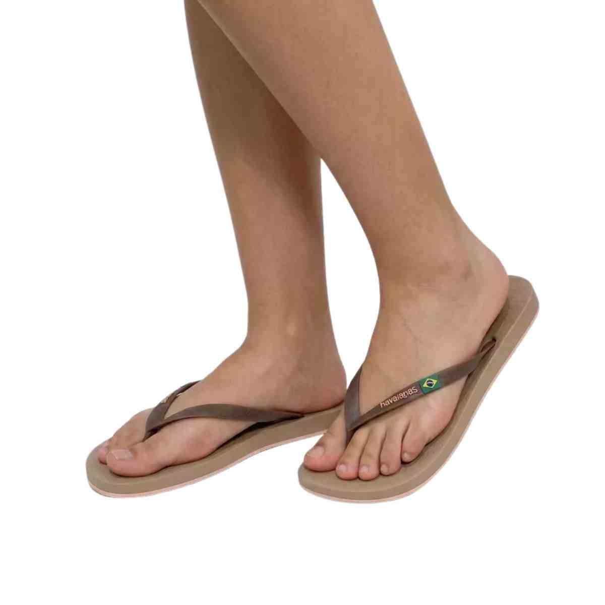 Chinelo Feminino Dedo Ipanema Anatômica Brasil Marrom Marrom 4