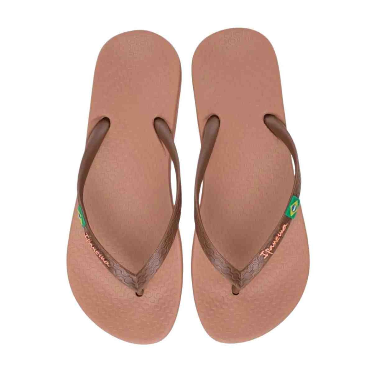 Chinelo Feminino Dedo Ipanema Anatômica Brasil Marrom Marrom 5