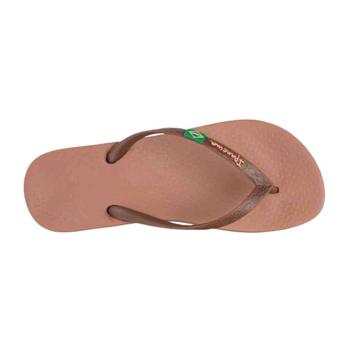 Chinelo Feminino Dedo Ipanema Anatômica Brasil Marrom Marrom 6