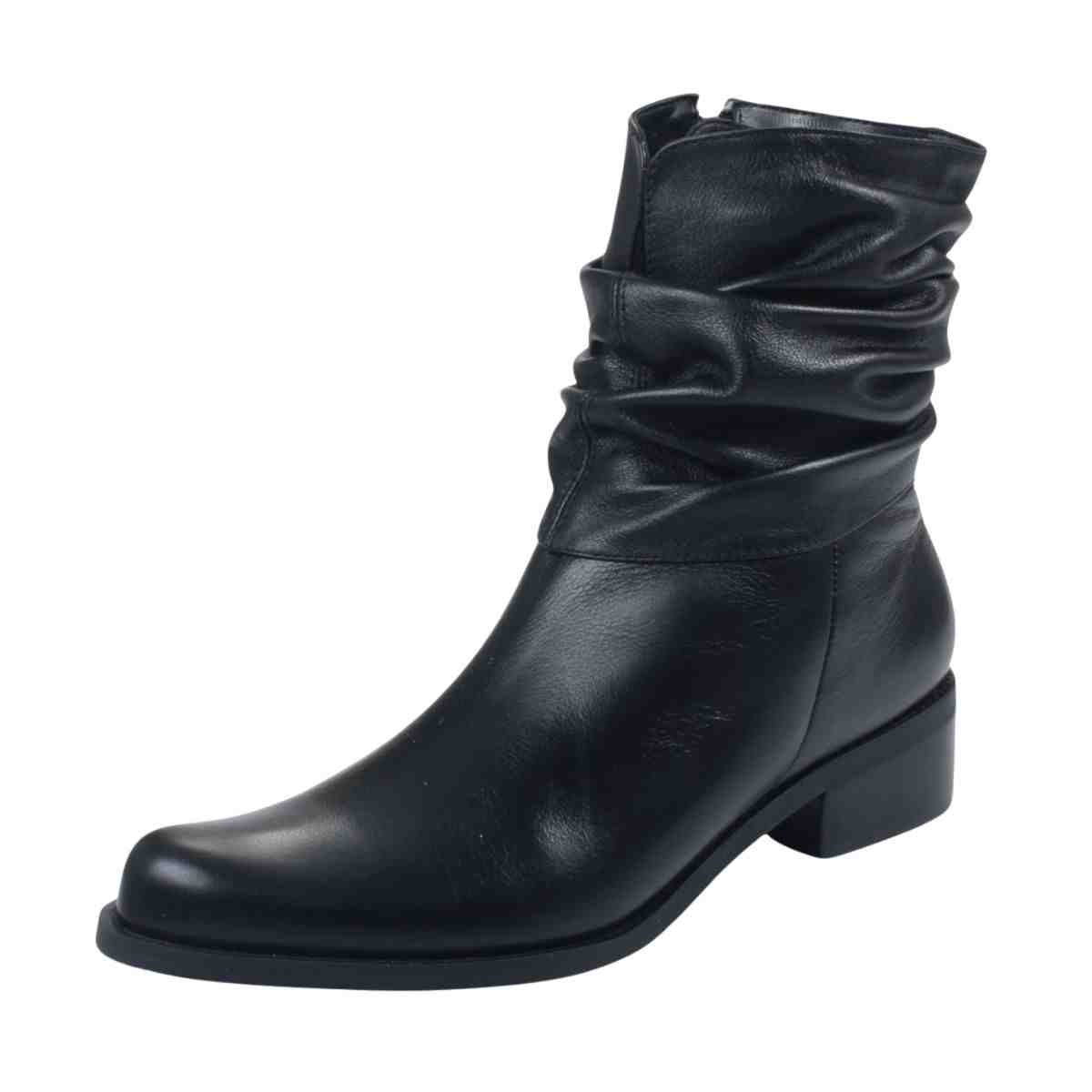 Bota Feminina Cano Baixo Luz Da Lua Saara Preta Preto 6