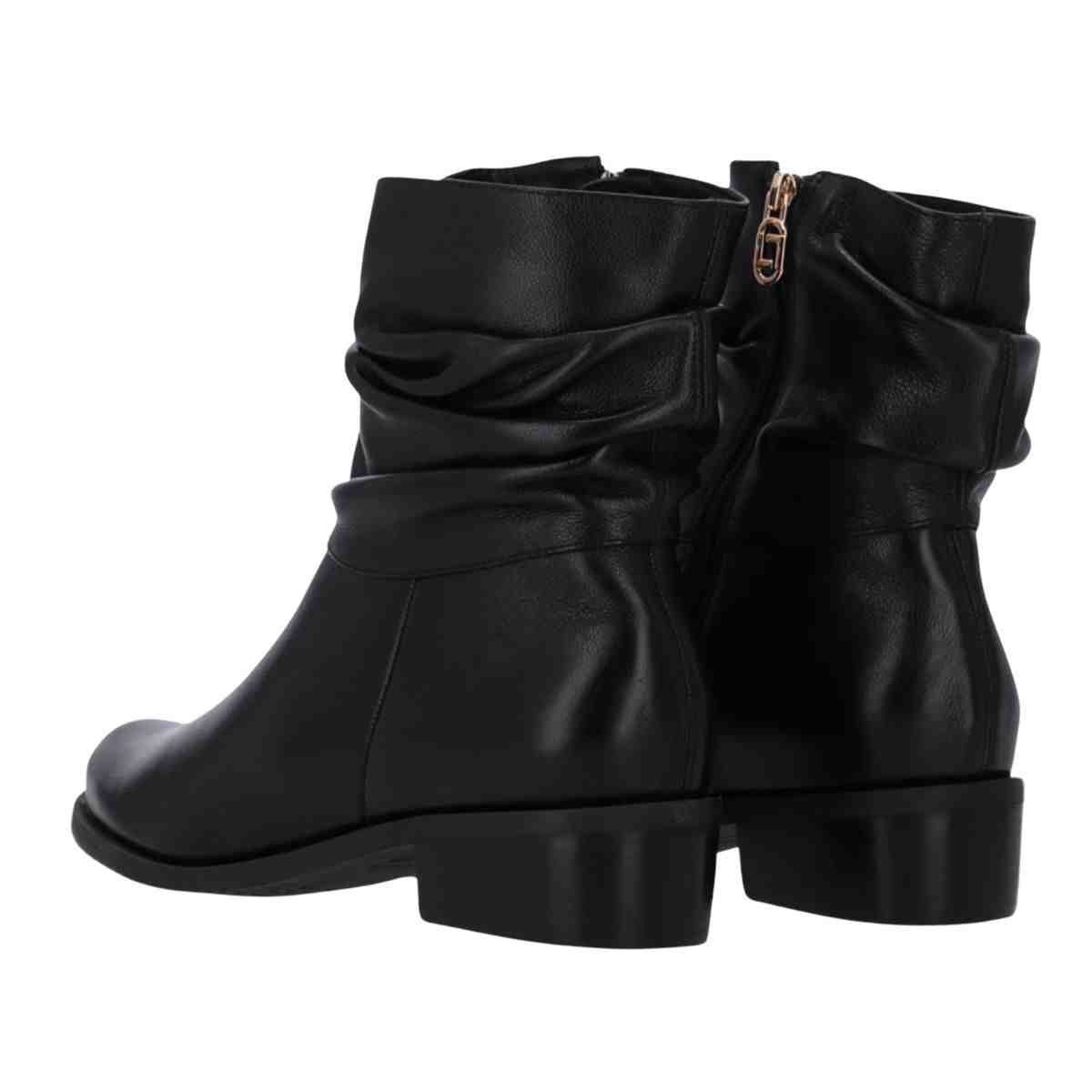 Bota Feminina Cano Baixo Luz Da Lua Saara Preta Preto 7