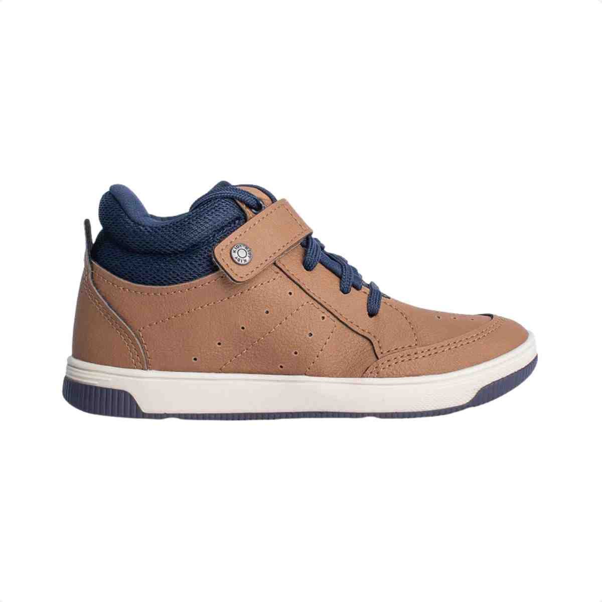 Tenis Casual Infantil Kidy Marrom