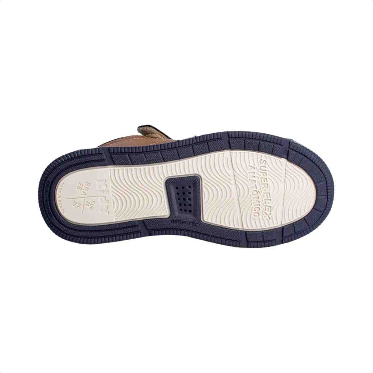 Tenis Casual Infantil Kidy Marrom Marrom 5