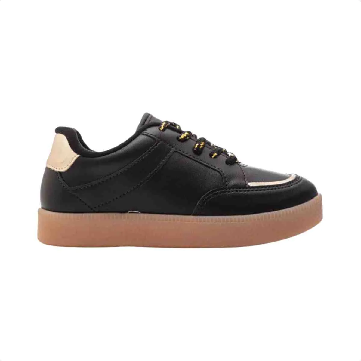 Tenis Casual Infantil Molekinha Preto Preto 4