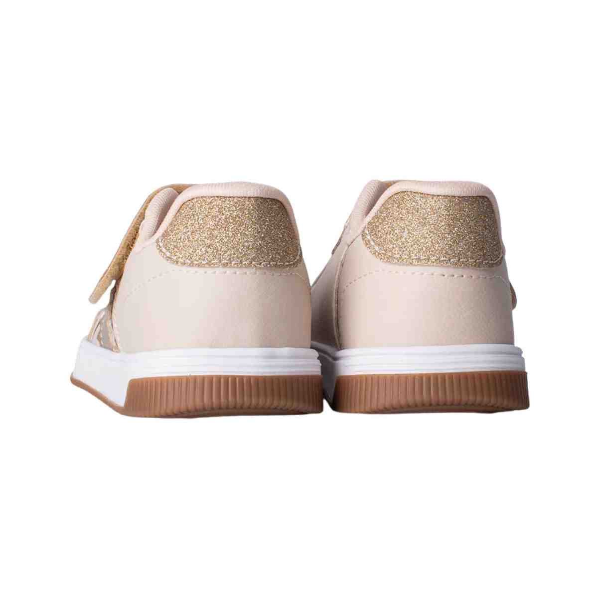 Tenis Casual Infantil Kidy Marfim Dourado Marfim/Dourado 4