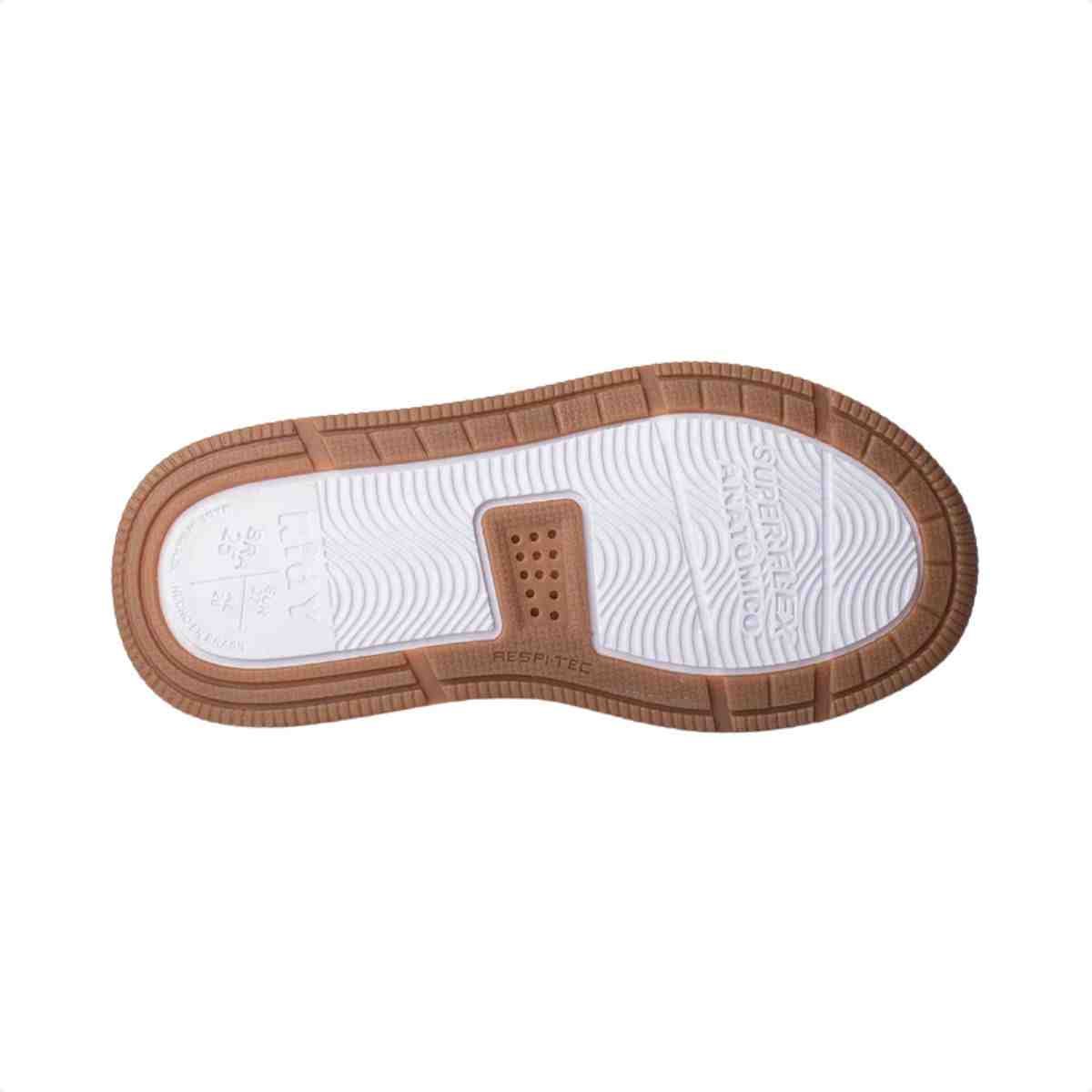 Tenis Casual Infantil Kidy Marfim Dourado Marfim/Dourado 5