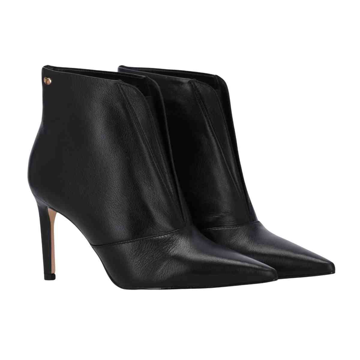 Bota Feminina Cano Baixo Luz Da Lua Saara Preto Preto 2