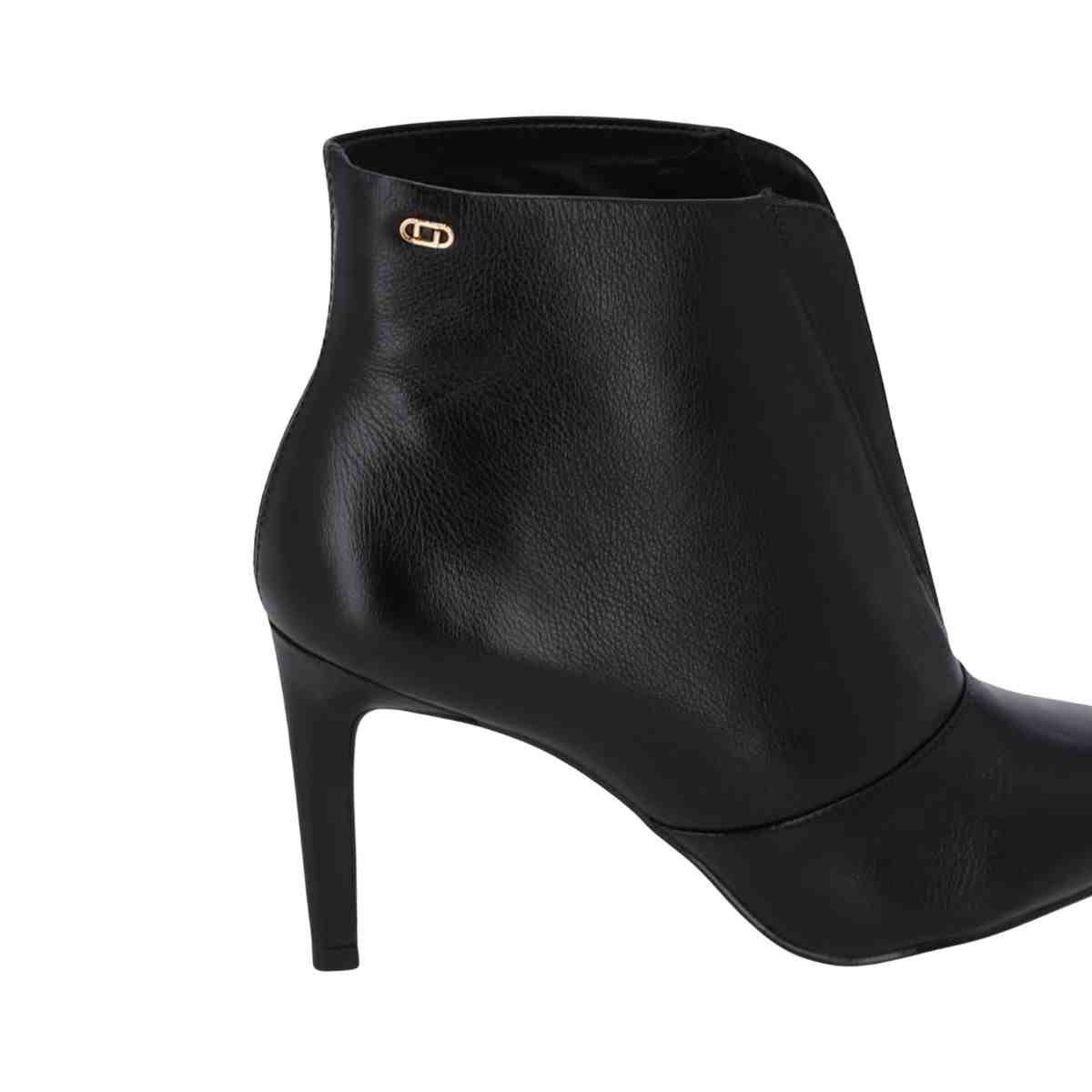 Bota Feminina Cano Baixo Luz Da Lua Saara Preto Preto 3