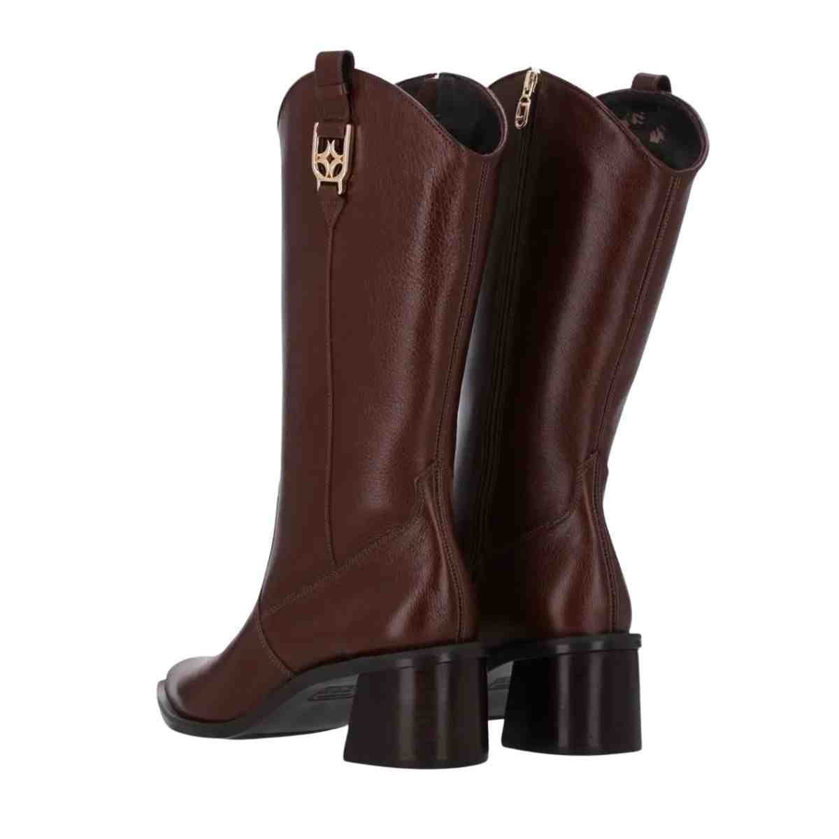 Bota Feminina Cano Alto Luz Da Lua Atacama Trufa Marrom 6