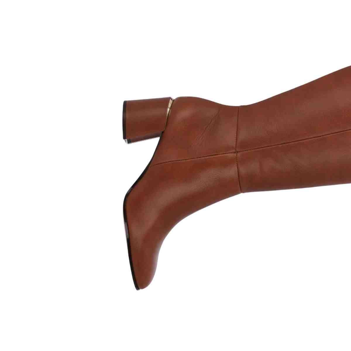 Bota Feminina Cano Alto Luz Da Lua Atacama Trufa Trufa 7