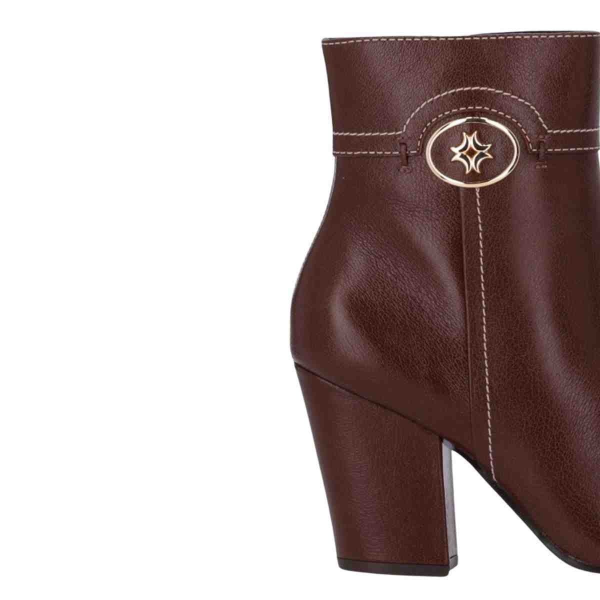 Bota Feminina Cano Médio Luz Da Lua Atacama Trufa Marrom 7