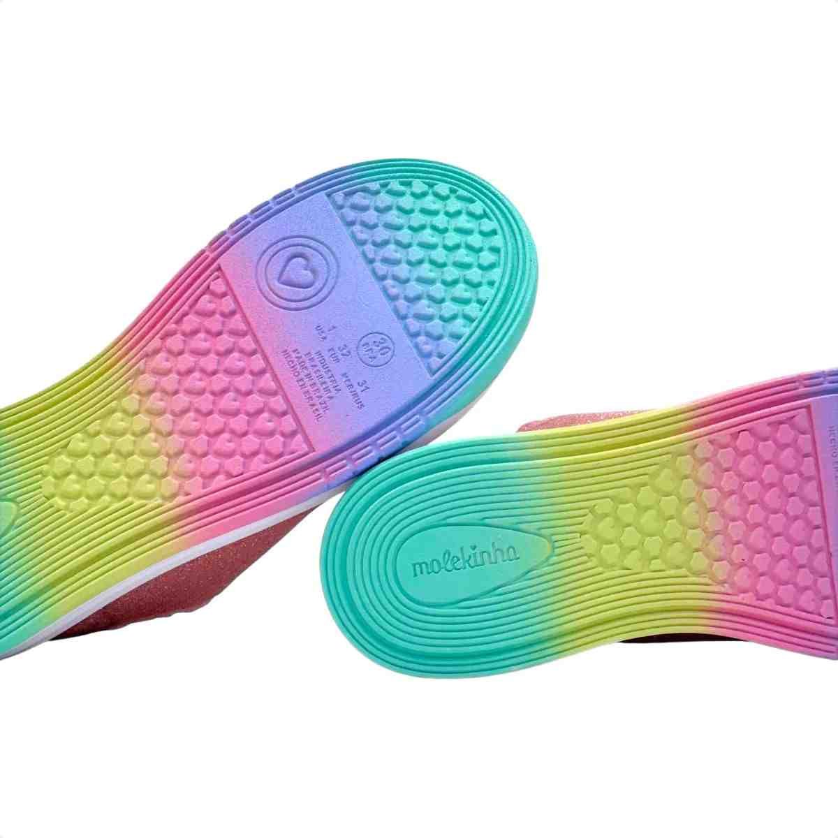 Tenis Casual Bebe Molekinha Rosa Rosa 5