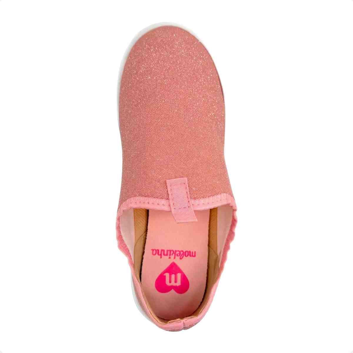 Tenis Casual Bebe Molekinha Rosa Rosa 7