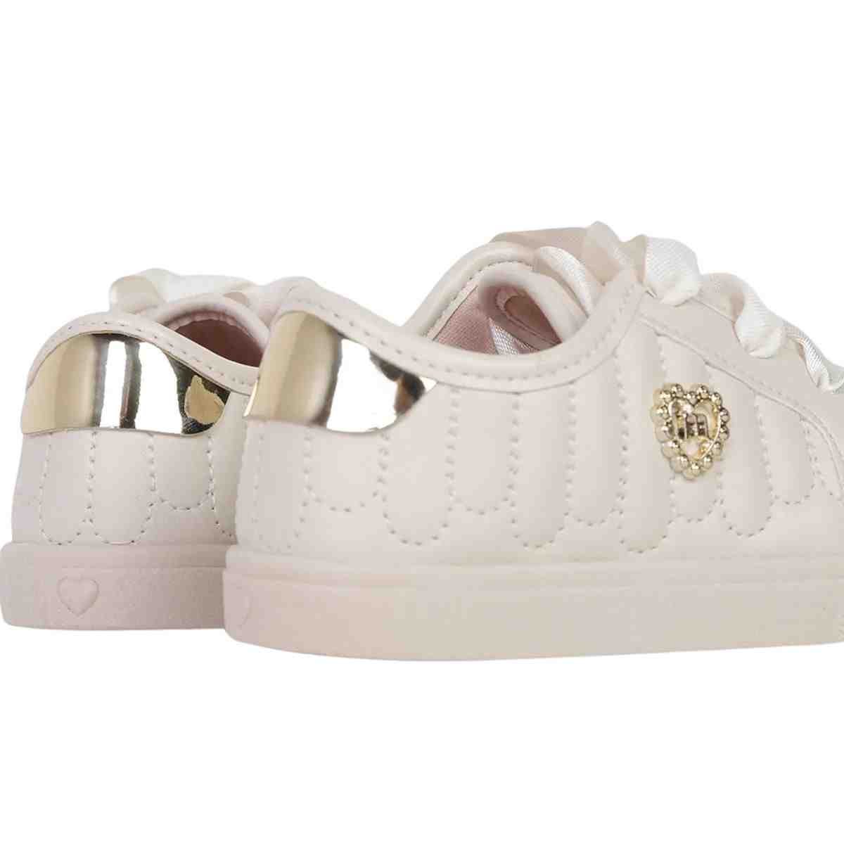 Tenis Casual Bebe Molekinha Branco Off White 4