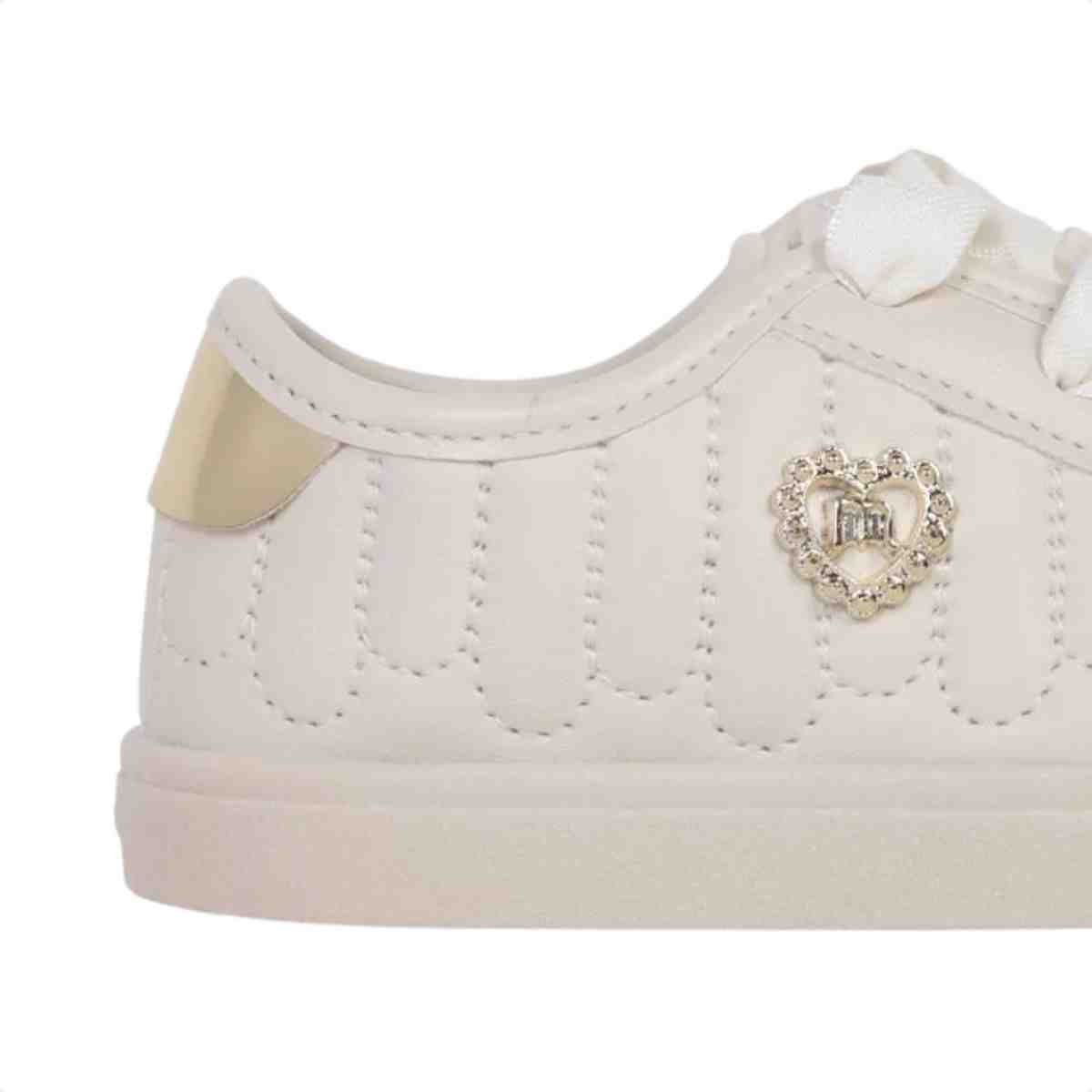 Tenis Casual Bebe Molekinha Branco Off White 5