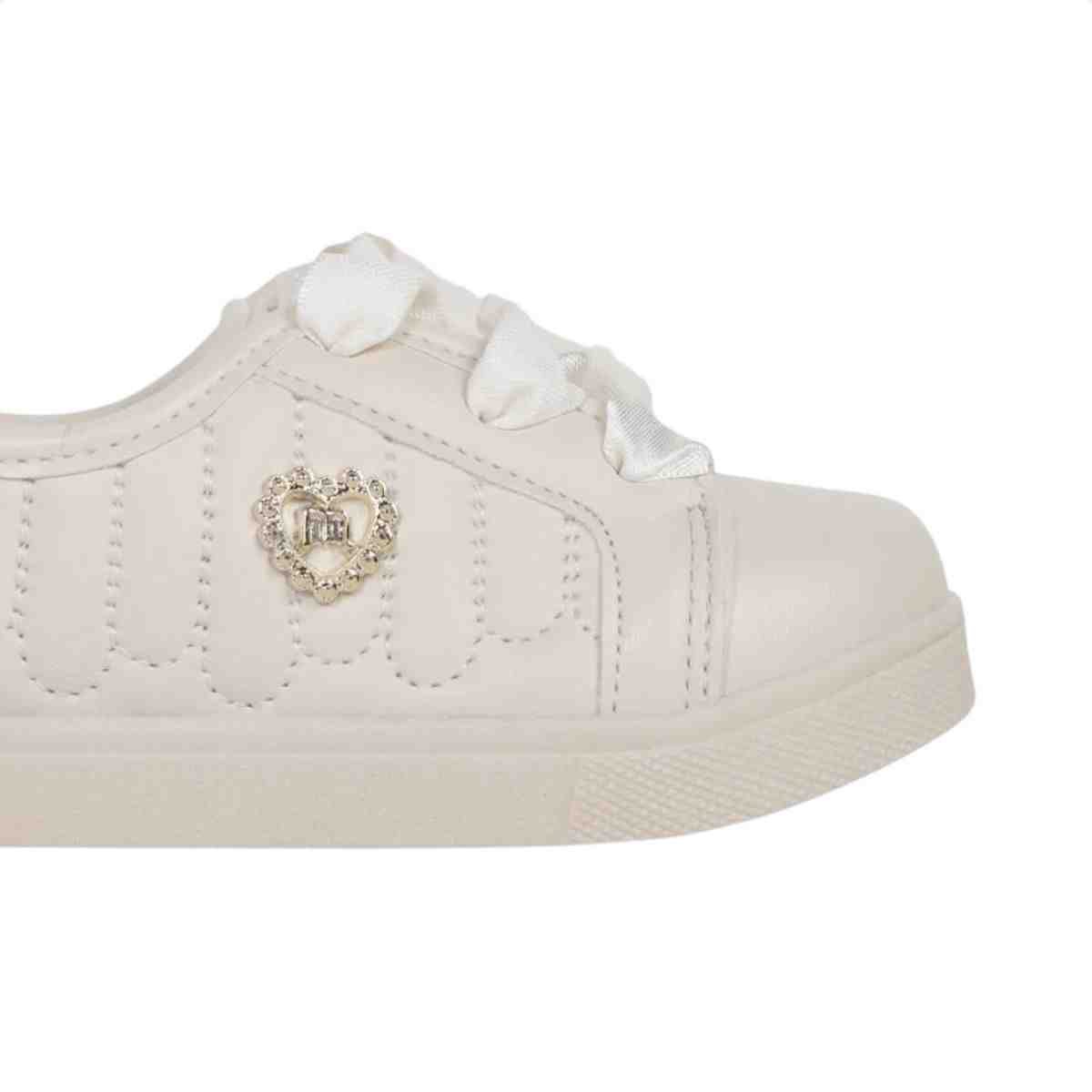 Tenis Casual Bebe Molekinha Branco Off White 6