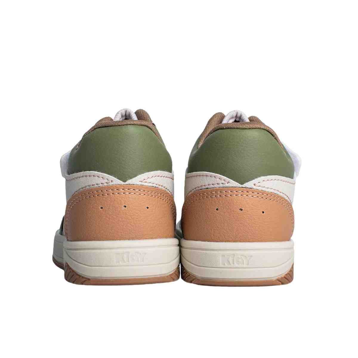 Tenis Casual Bebe Kidy Verde E Marrom Off White/Verde Militar 4